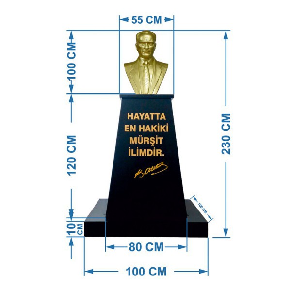 Ataturk-Bustu-100cm-Aluminyum-Kaide-120cm-Alt-tabla-Lise-Modeli-Olcu.jpg