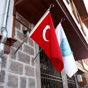 Duvar Tipi Bayrak Direği Ayyldız Dahil (115 cm)